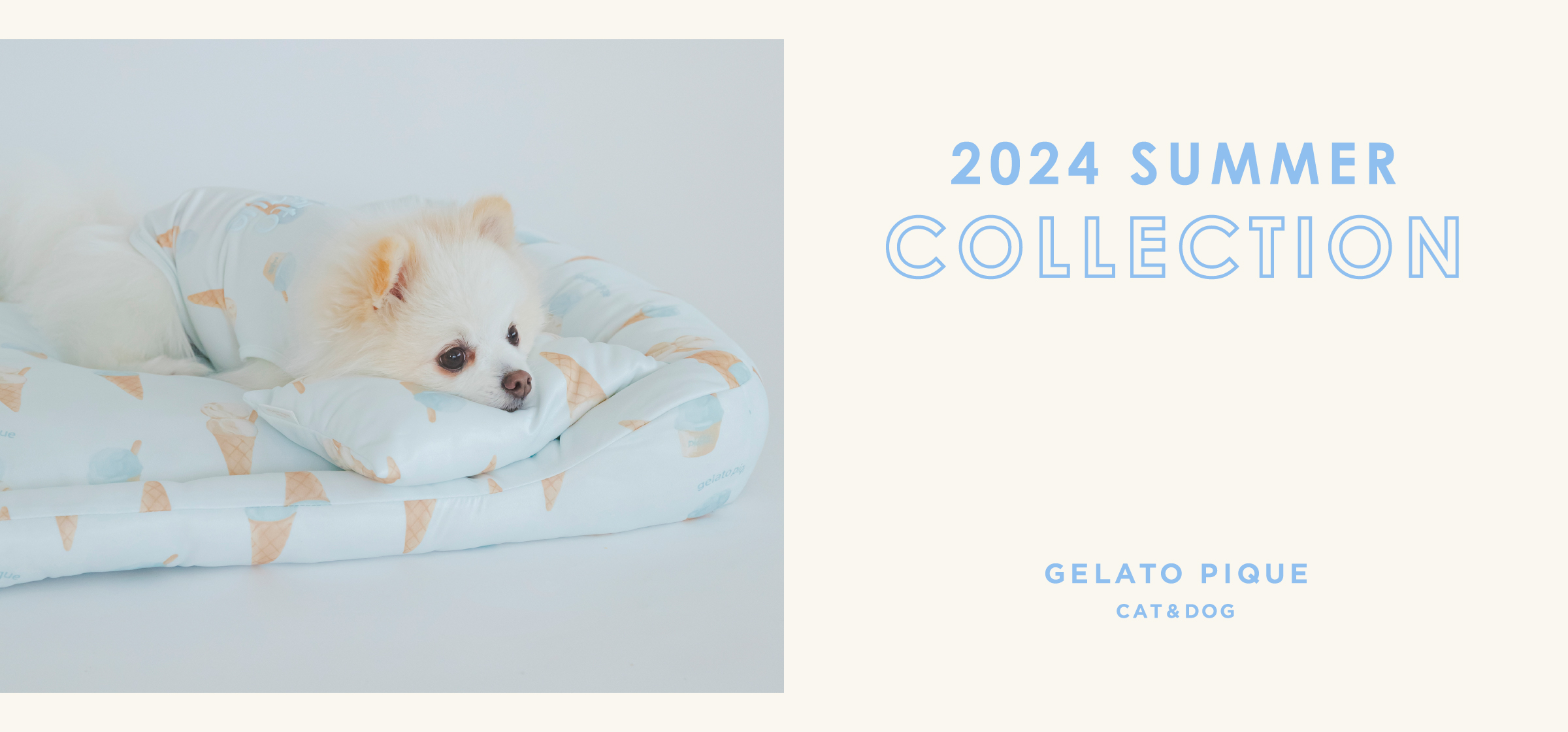 2024 SUMMER COLLECTION GELATO PIQUE CAT&DOG